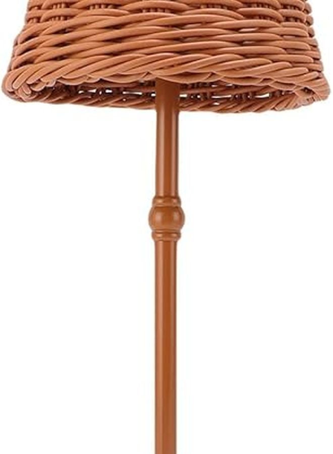 Boho Rattan Table Lamp Rechargeable Battery Wireless Dimmable LED Light 3 Colors - Image 2