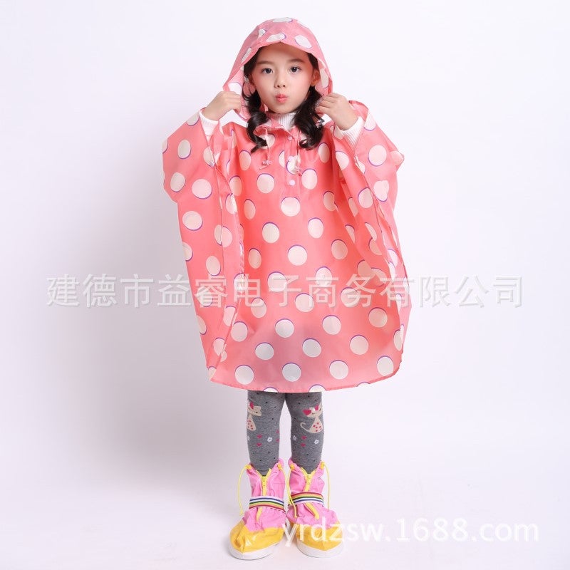 New Japanese And Korean Raincoats For Boys And Girls, Thin Cloaks, Baby Bat Ponchos, One Piece Dropshipping - Image 1