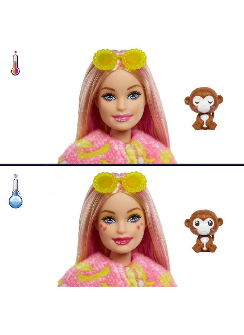 Barbie Cutie Reveal Dolls Tropical Jungle Series - Monkey, 3 years and up, HKR01