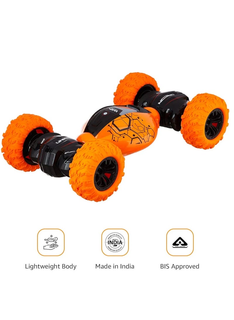 جريت سيارة التحكم عن بُعد Deform Stunt Reversal Climb 4WD – سباق مزدوج الجوانب، تسلق الصخور على الطرق الوعرة، قابلة لإعادة الشحن، بتردد 2.4 GHz للأطفال - Image 3