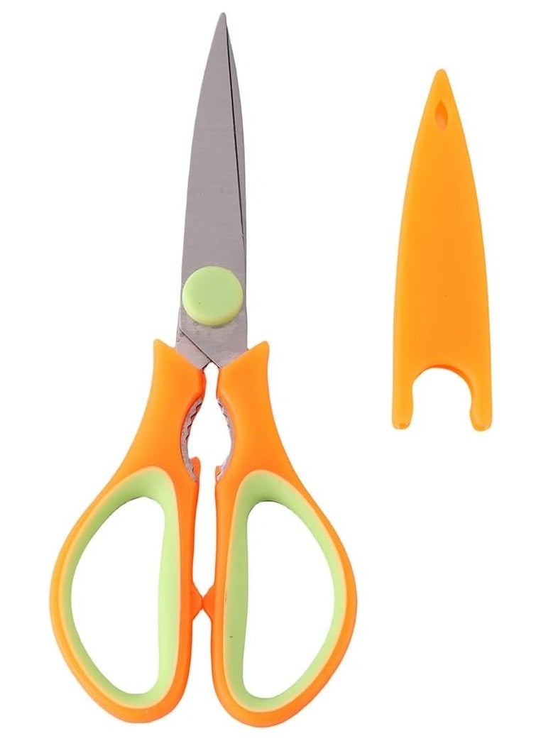 Generic - Multi-Purpose Kitchen Scissors with Sheath – Stylish & Colorful! - Image 1