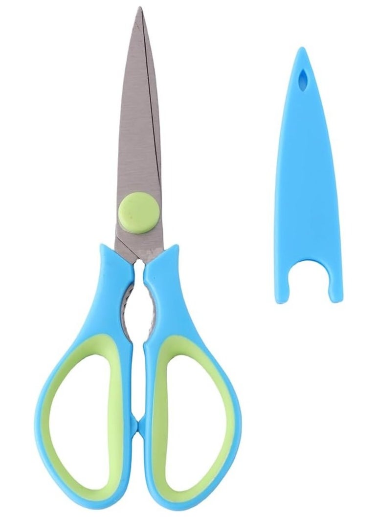 Generic - Multi-Purpose Kitchen Scissors with Sheath – Stylish & Colorful! - Image 1