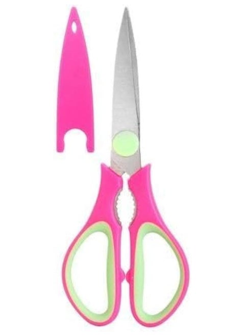 Multi-Purpose Kitchen Scissors with Sheath – Stylish & Colorful!