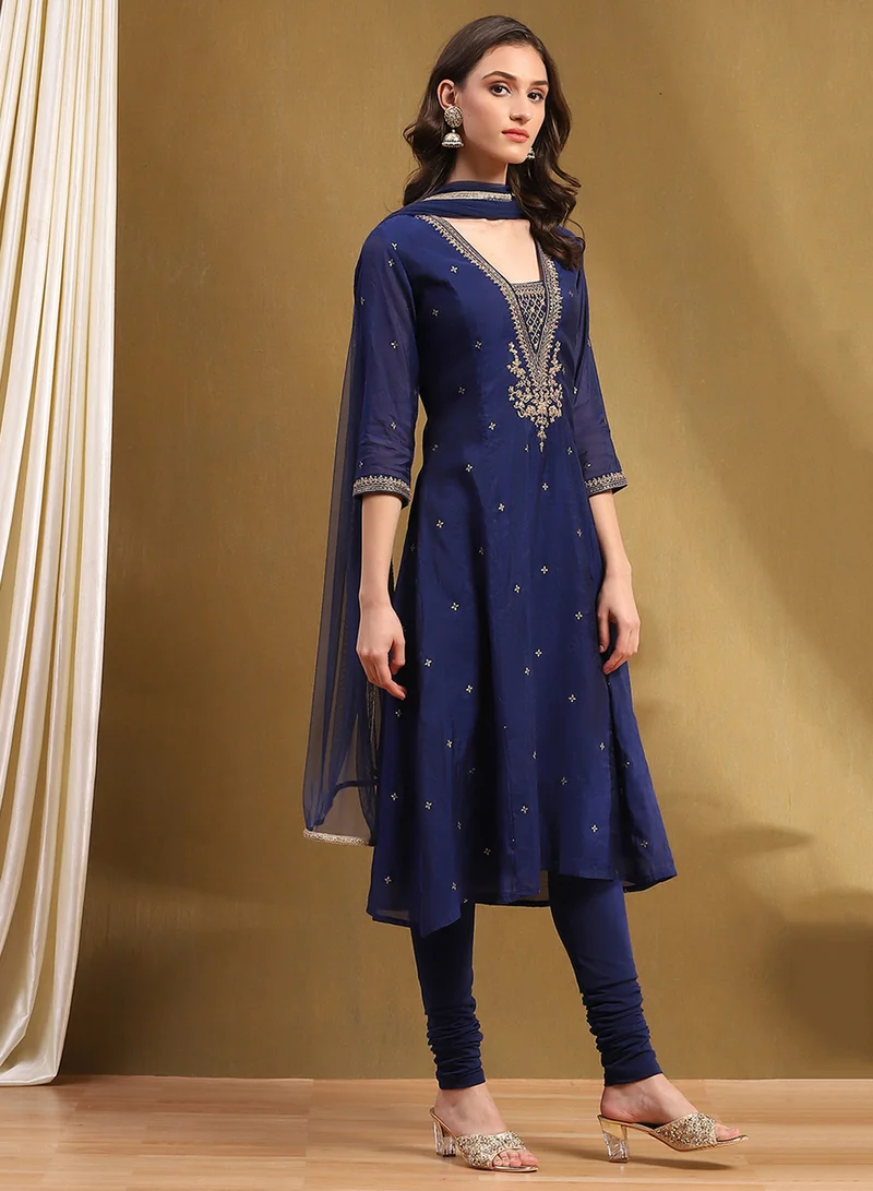 بيبا 2 Pcs Embellished Kurti & Dupatta Set