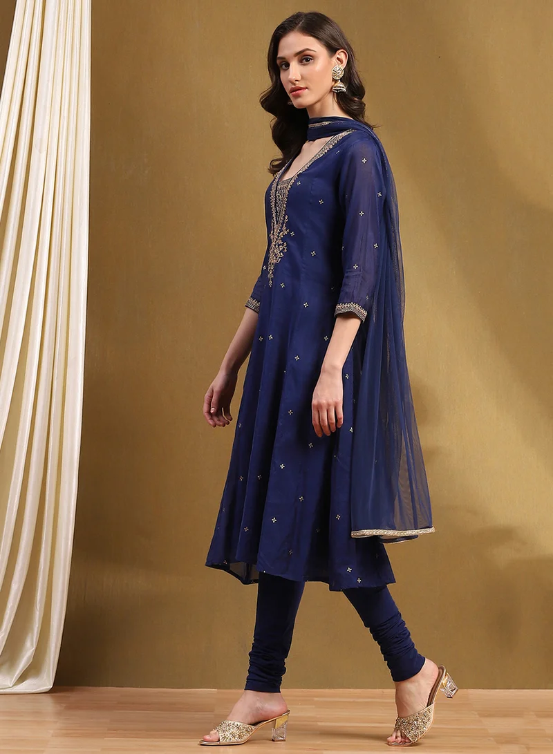 بيبا 2 Pcs Embellished Kurti & Dupatta Set