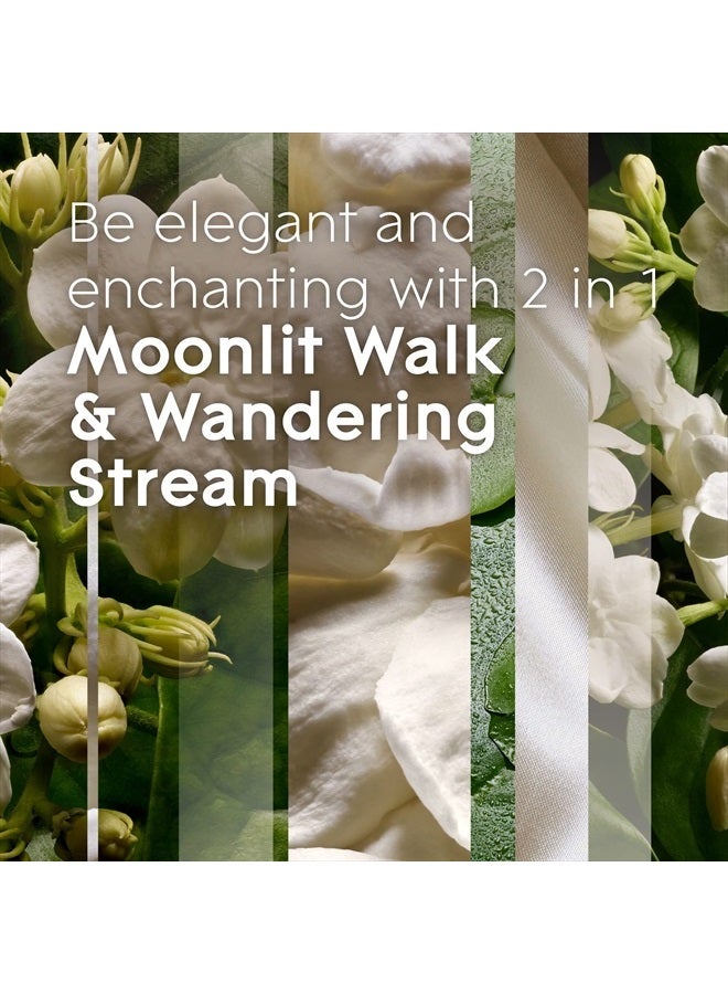 Glade Candle Jar, Air Freshener, 2in1, Moonlit Walk & Wandering Stream, 3.4 Oz, 2 Count - Image 3