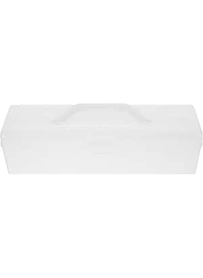 Large Reusable Cake Roll Carrier Box With Lid For Pastry Storage And Food Transport - Image 1