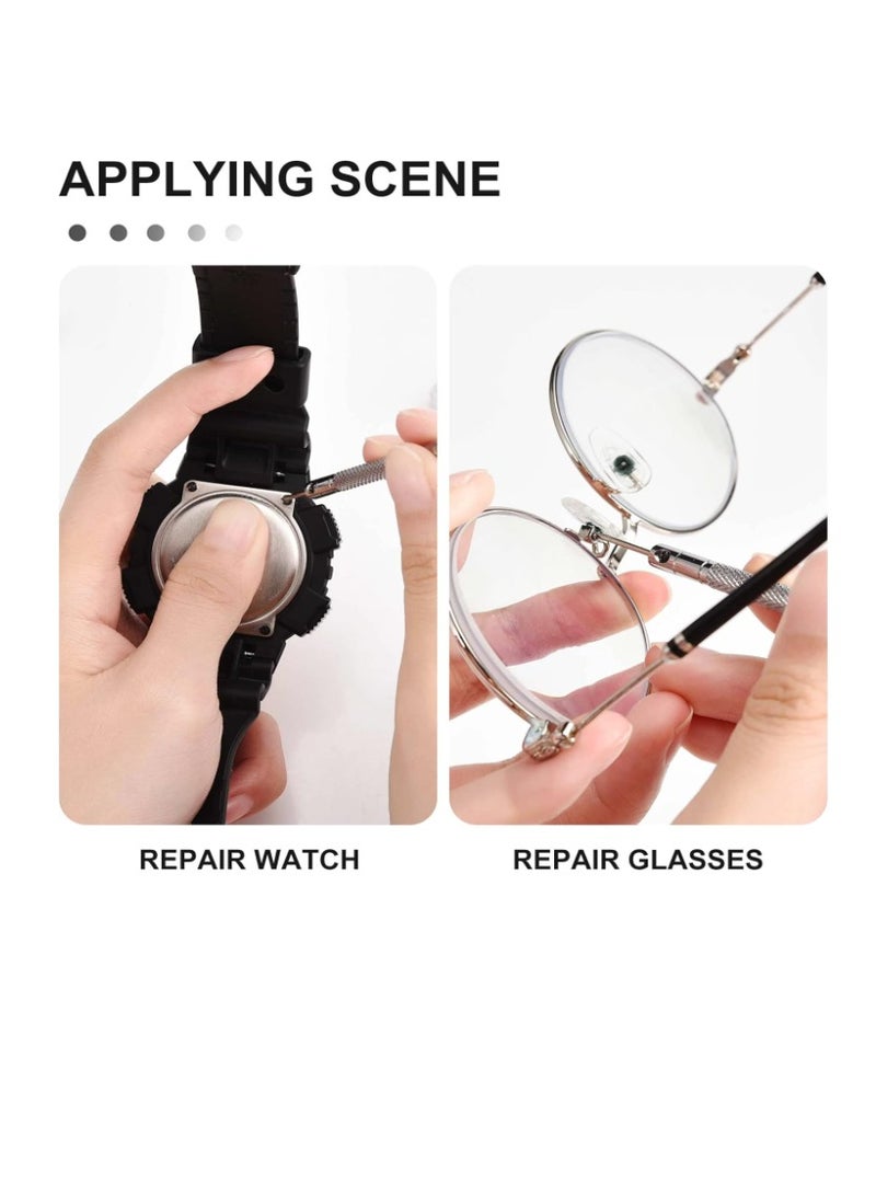 Yakumuz 630 Pcs Tiny Micro Repair Screw Kit Eyeglass Sunglass Repair Kit with Screwdriver for Repair Spectacles, Watch, Jewelry - Image 4