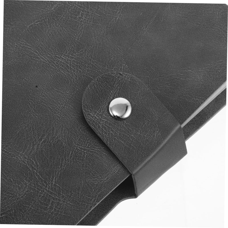 Garden Supplies Organizer Binder With Clear Storage Pockets Durable Black Cover - Image 4