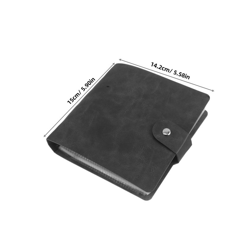 Garden Supplies Organizer Binder With Clear Storage Pockets Durable Black Cover - Image 3
