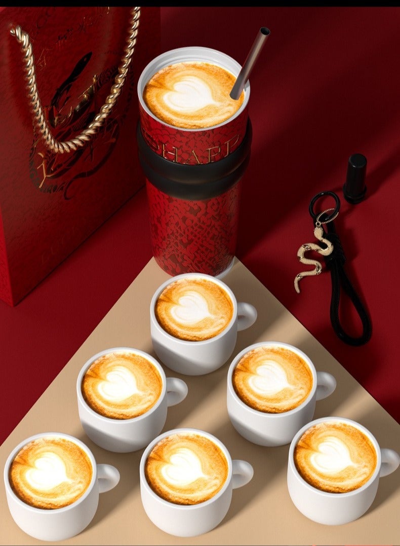 HAPPY Limited Edition Water Bottle for Adults u0026 Children 710ml - You can also keep your tea/coffee/juice outdoors/at home/school/office at any time to rehydrate(red) - Image 2