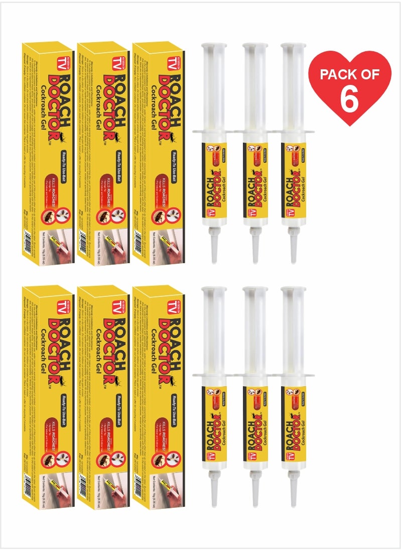 Roach Doctor Cockroach Gel - Easy-to-Use Bait for Home and Commercial Spaces Pack Of 6 - pzsku/Z3EBFCBE1B58FFDEA2852Z/45/_/1734435791/1c32d09b-a230-4216-a1c6-f7d6ad6945ad