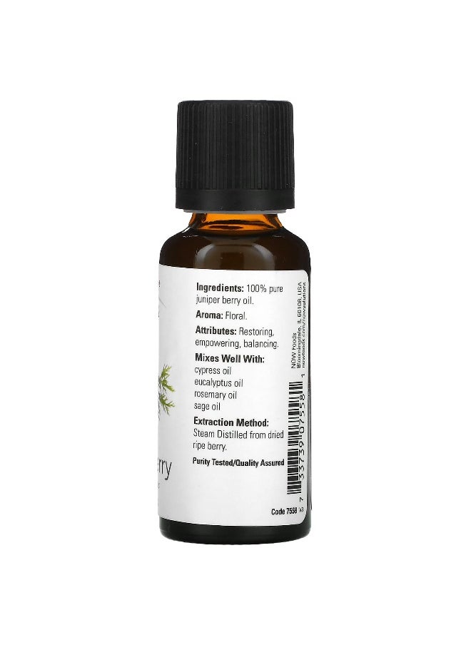 Now Foods - NOW Foods, Essential Oils, Juniper Berry, 1 fl oz (30 ml) - Image 1