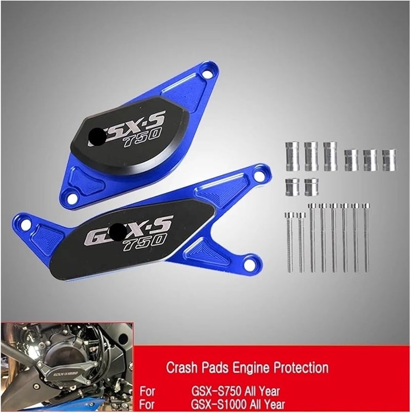 Gray Engine Crash Pad Frame Slider Protector for Suzuki GSX S750 GSXS750 GSX S 750 - Image 2