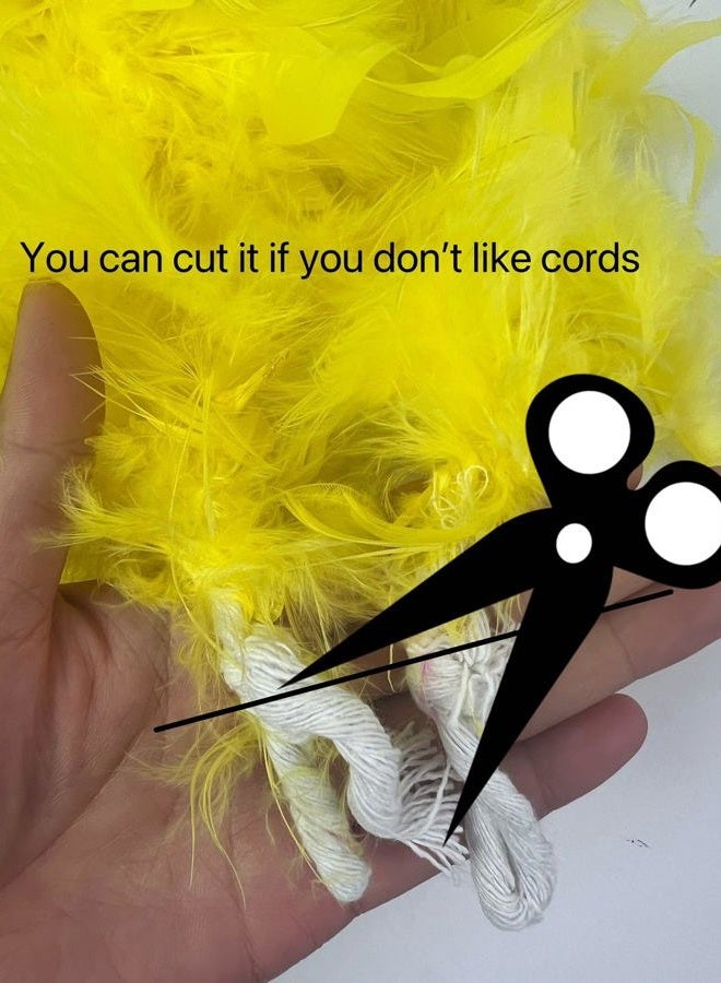 Flydreamfeathers Kids Feather Boa 25 Gram, 4 Feet Long Chandelle Feather Boa, Great Kids Party, Halloween Costume, Christmas Tree, Decoration (Black) - Image 5