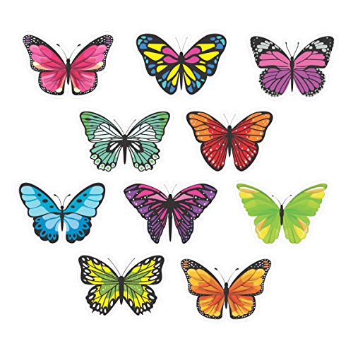 BOOKWORM Butterfly Series Profile Cut Magnetic Bookmark | Gift for Readers and Book Lovers | Set of 10 - Image 1
