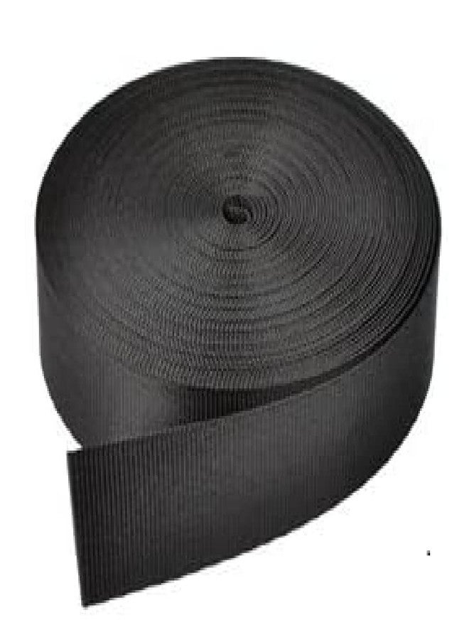 LIUSM 10 Yard Nylon Webbing Strap,Black Durable Flat Straps for Outdoor/DIY Repair (1 inch) - Image 2