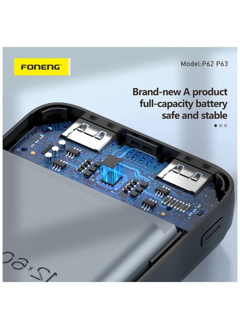 FONENG - Foneng 30000 mAh High Power Multi-Port charger, 4 USB and 4 type-C ports multiple Charging Ports Car Charger Fast Cell Phone Charger With LED Charging Indicator Charging Desc Offers TM HM  | - Image 1