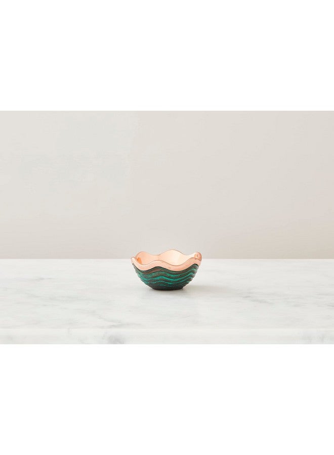 Nambe nambe Small Copper Canyon Bowl | 6-Inch Fruit or Snack Bowl for Kitchen Counter, Table, Mantel Décor | Decorative Scalloped Edge Vegetable Basket | Salad Serving Bowl | 16-Ounce - Image 4