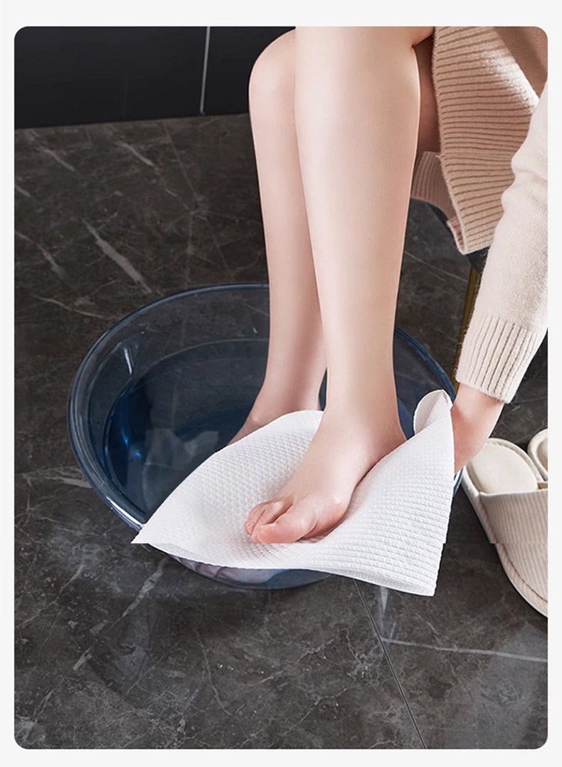 Hanging Disposable Wet & Dry Foot Wipes,20x20 cm,300 Grams - Image 2