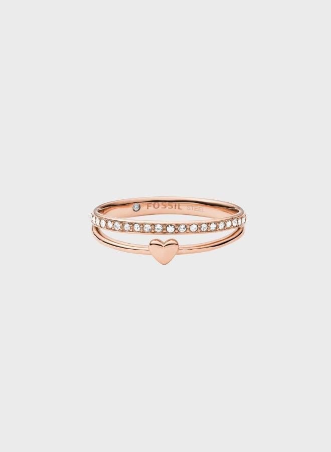 FOSSIL Val Stone Glitz Stackable Ring - Image 1