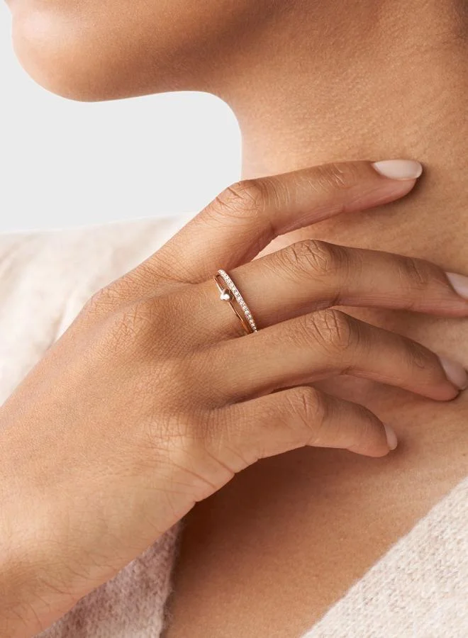 FOSSIL Val Stone Glitz Stackable Ring