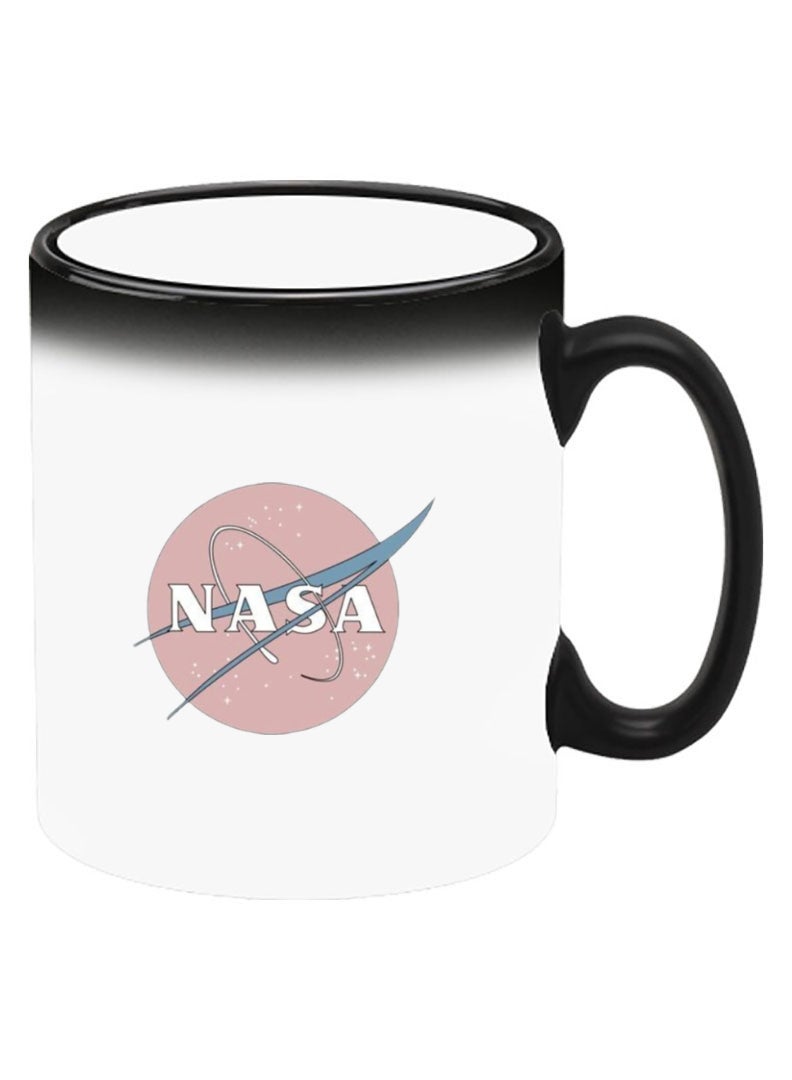 Theodor Color Changing Heat Sensitive Ceramic Mug, Image Revealed When HOT Liquid is Added! Nasa Pink - Image 2