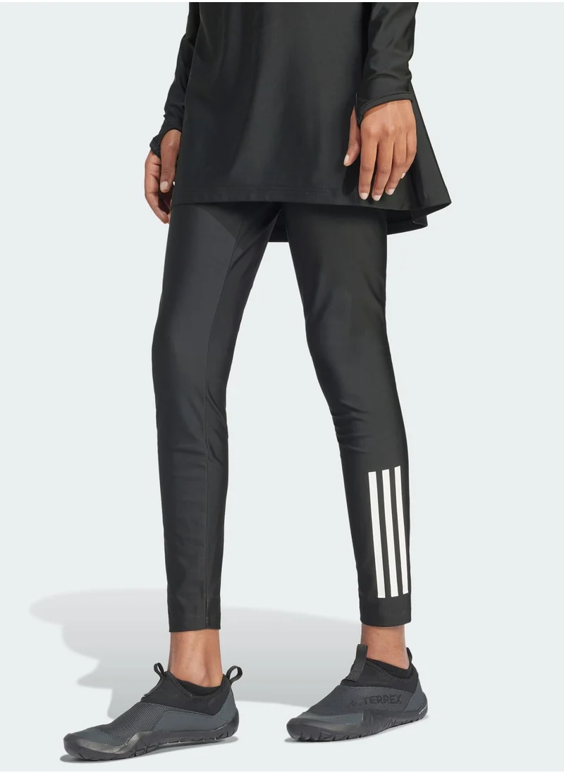 Adidas 3 Stripes Swim Tights