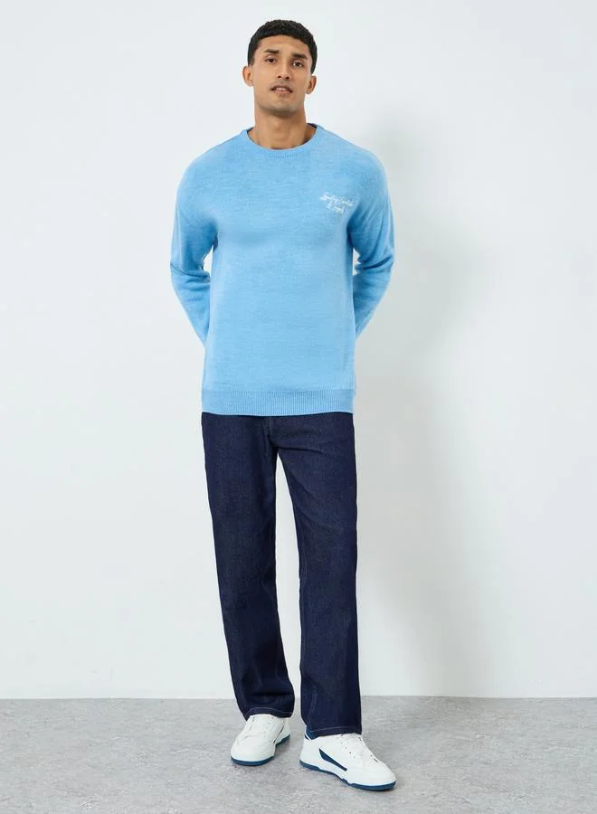 ستايلي سويتر محبوك ومطرز