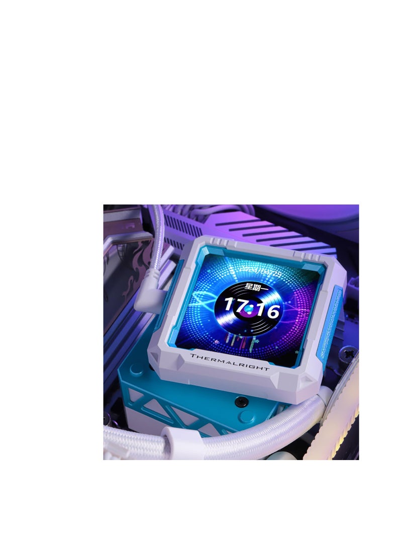 Thermalright FW360 PRO White ARGB AIO CPU Liquid Cooler for Desktop - 2000RPM PWM Fans, with 2.73" LCD Display Screen, for AM4/AM5 & Intel LGA1150/1151/1200/2011/1700/1851 - Image 5