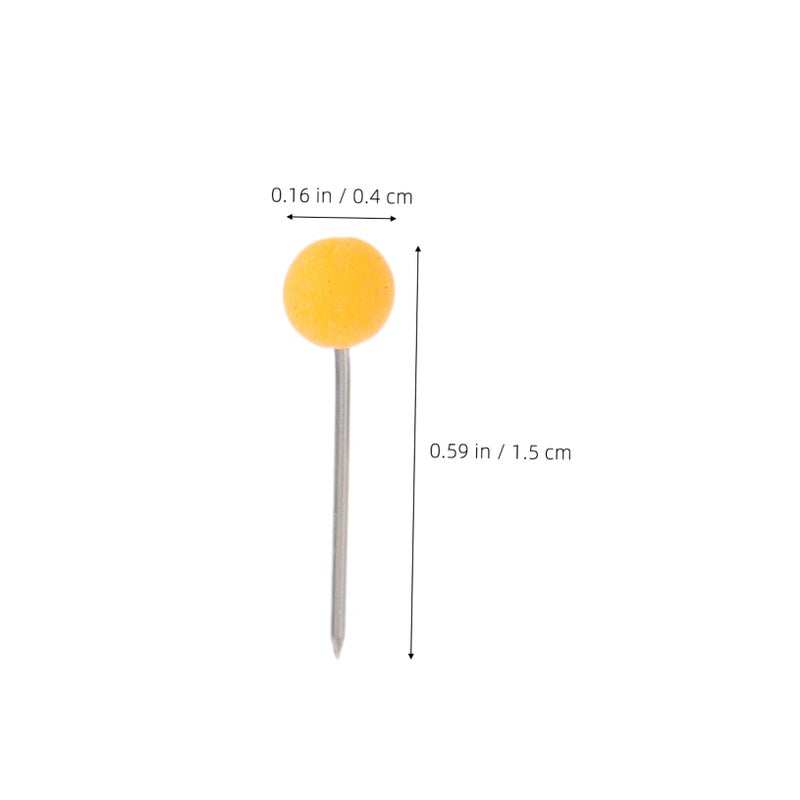 Colorful Ball Head Straight Pins 4pcs for DIY Sewing Quilting Crafts Fabric Decoration Jewelry Making - Image 3