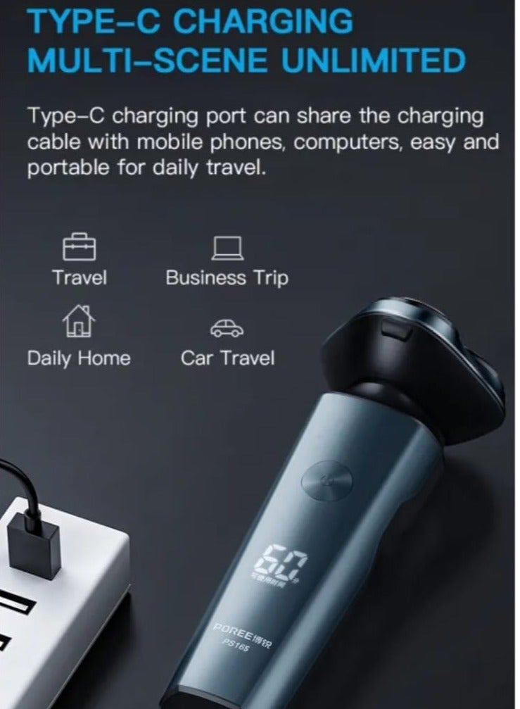 Flyco Poree Electric Razor Shaver for Men Rechargeable Waterproof Original/PS166, Electric Shaver - Image 3