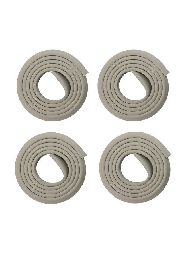 BABYSAFEHOUSE - Child Proofing Pre Taped Edge Guard Strip (26Ftpack Of 4) For Sharp Edges Of Furniture & Corners (Grey Color) - Image 1