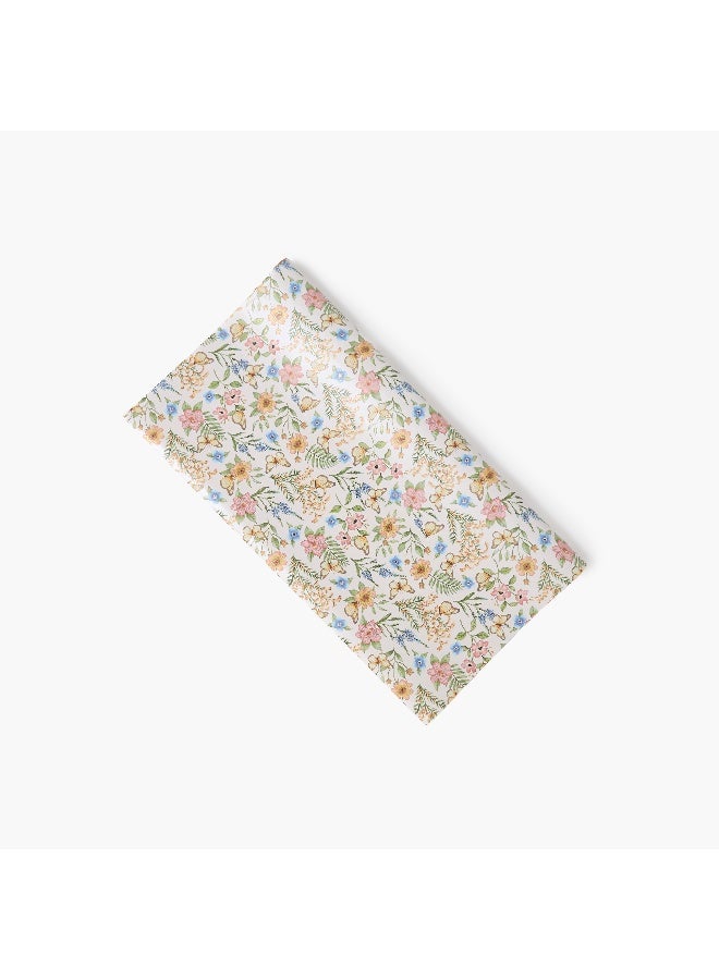 Findz Floral Print Paper Gift Wrap - 70x200 cms - Image 2