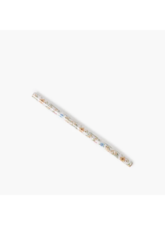 Findz Findz Floral Print Paper Gift Wrap - 70x200 cms