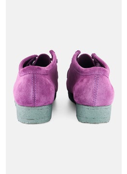 clarks Men Stranded Wallabee Lace Up Casual Shoes, Purple  - Image 3