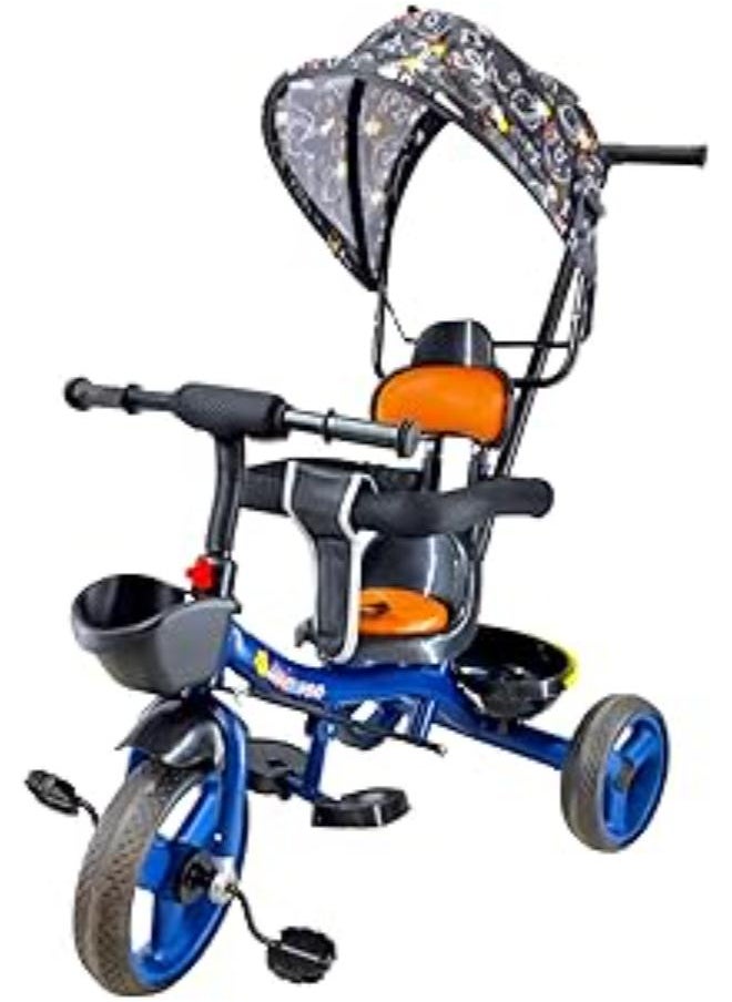 Generic Tricycle For Kids, 3 Wheel Ride On Toy For Toddlers Kids Bikes, Safety Design For Outdoor Outings And Anti-Slip Handlebar (Black) 