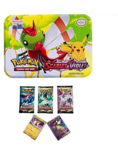 Pokemon Del Cyril's Sun & Moon Cosmic Eclipses Toy Cards, One Pack For All Ages, Berning Shadow Moon Cards Play Surprisingly, Sealed Pack In Attractive Tin Metal Box (Multicolor  - Image 1