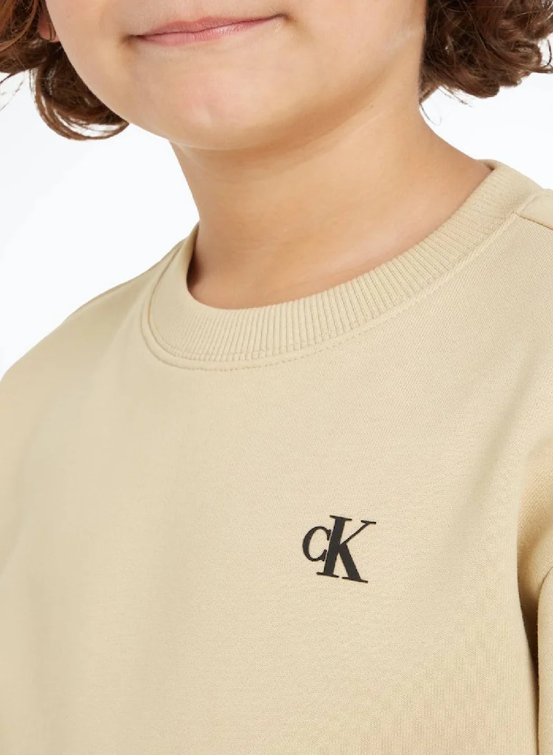 Calvin Klein Jeans Color-Block Crew Neck Sweater