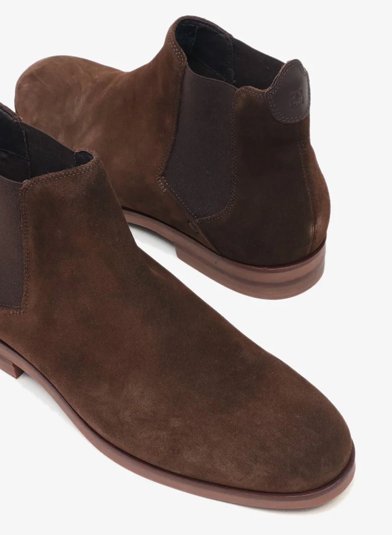 TONI ROSSI Brown Bussola Casual Chelsea Boots for Men | Best Price UAE