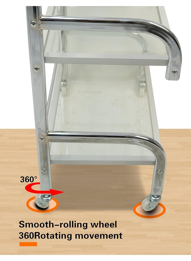 Meishida Shelves Trolley Cart with Tray for Salon & Spa, Beauty Facial Clinic and Personal Use Equipment Furniture  - Image 5