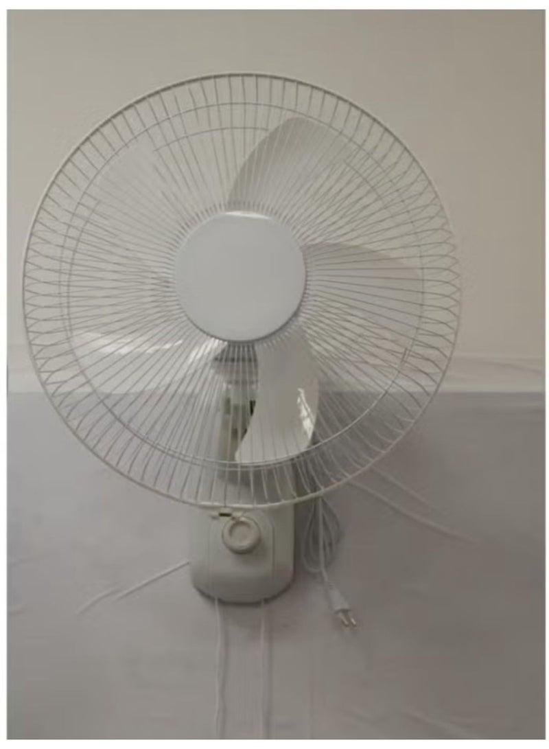 Denx 16 Inch Wall Fan High Performance Fan with 3 Speed ​​Controls  5 Leaf Blades and 2 Pull Cord Adjustable Tilt Angle and Efficient Cooling - Image 5