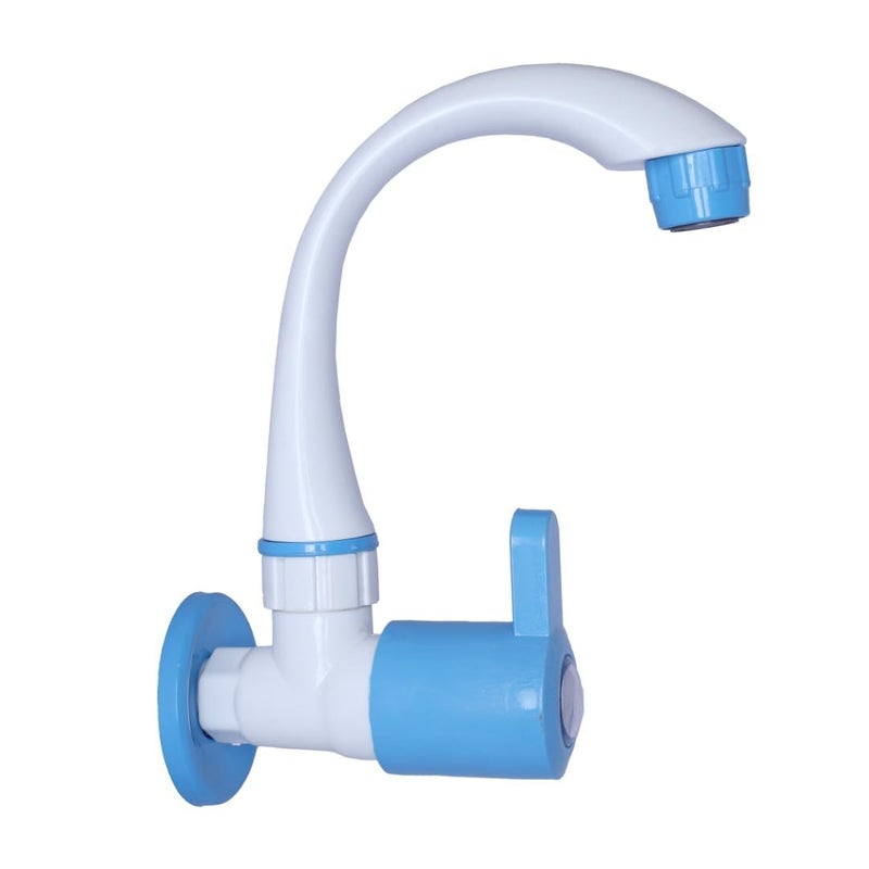 ZURY PTMT Swan Neck Tap Pillar Faucet for Kitchen Bathroom Durable Design for Wash Basin 12 Inch Connection Modern Bathroom Accessory - Image 3