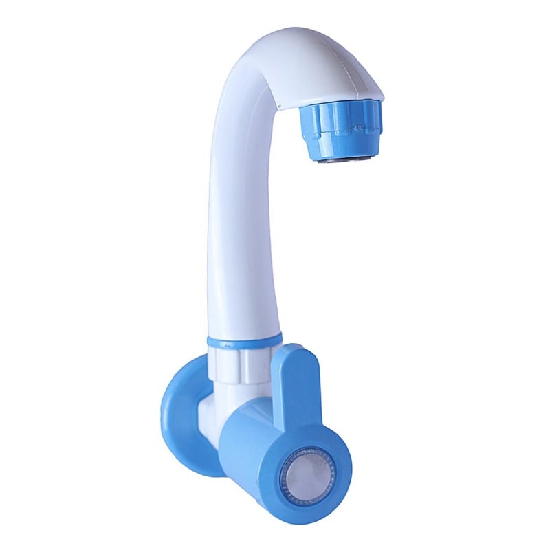 ZURY PTMT Swan Neck Tap Pillar Faucet for Kitchen Bathroom Durable Design for Wash Basin 12 Inch Connection Modern Bathroom Accessory - Image 1