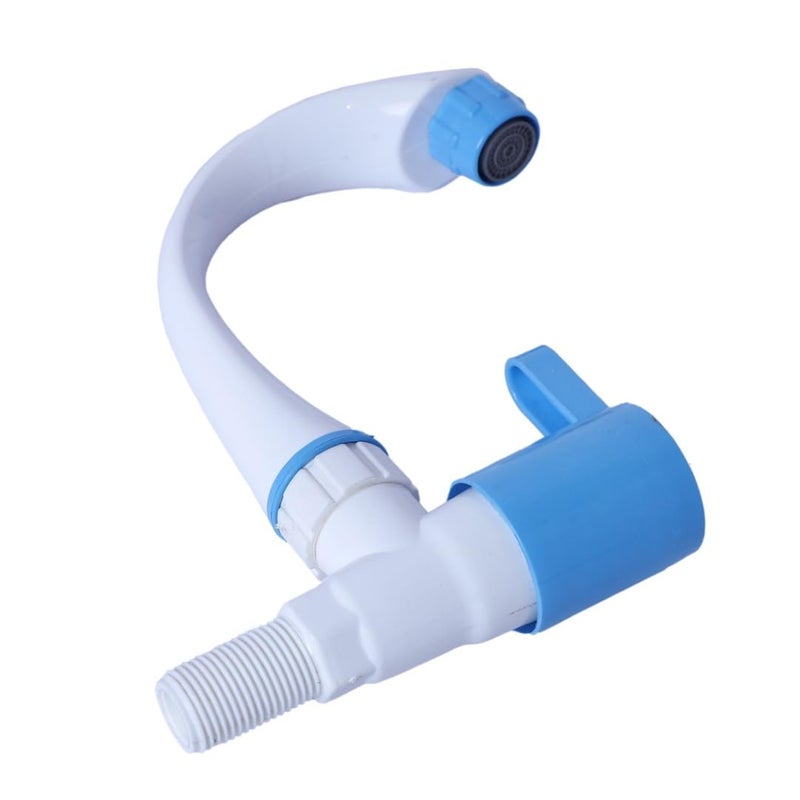 ZURY PTMT Swan Neck Tap Pillar Faucet for Kitchen Bathroom Durable Design for Wash Basin 12 Inch Connection Modern Bathroom Accessory - Image 5