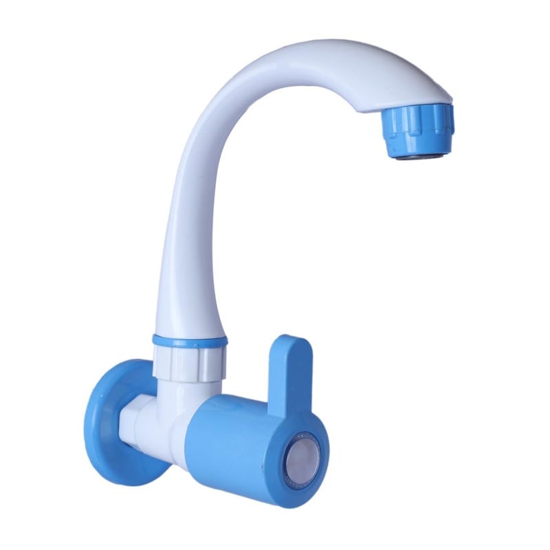ZURY PTMT Swan Neck Tap Pillar Faucet for Kitchen Bathroom Durable Design for Wash Basin 12 Inch Connection Modern Bathroom Accessory - Image 2