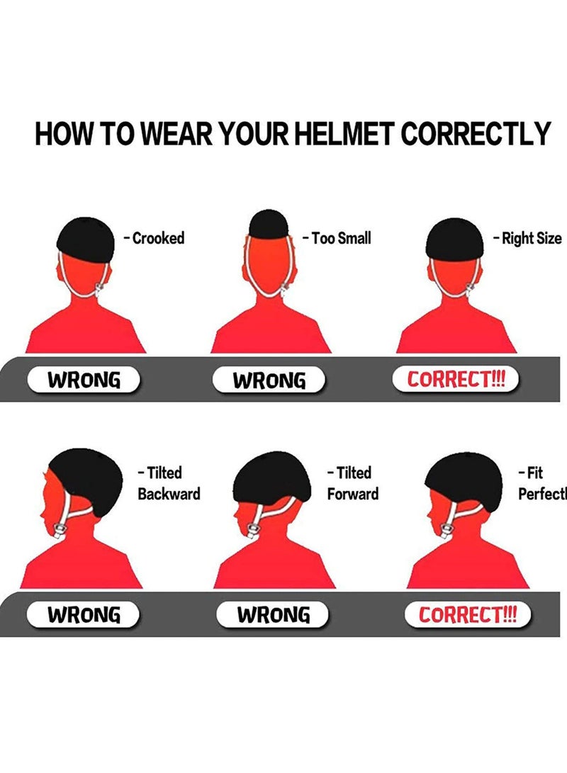MIXDE Kids Bike Helmet Set，Adjustable Helmet for Ages 3-9 Kids Toddler Boys Girls Youth,Protective Gear with Elbow Knee Wrist Pads for Multi-Sports Skateboarding Bike Riding - Image 5