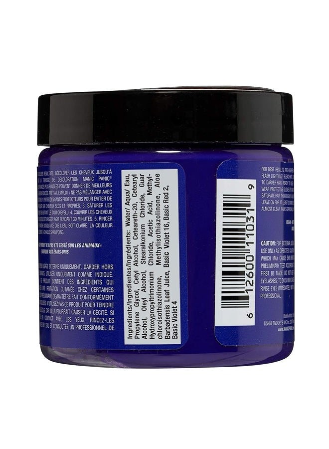 Manic Panic لون شعر شبه دائم كلاسيكي بالأشعة فوق البنفسجية - صبغة شعر بنفسجية ذات نغمة زرقاء للنساء والرجال تدوم 4-6 أسابيع - نباتية، خالية من الأمونيا والقسوة - إنشاء ومزج درجات مخصصة (4 أونصات / 2 عبوة) - Image 2