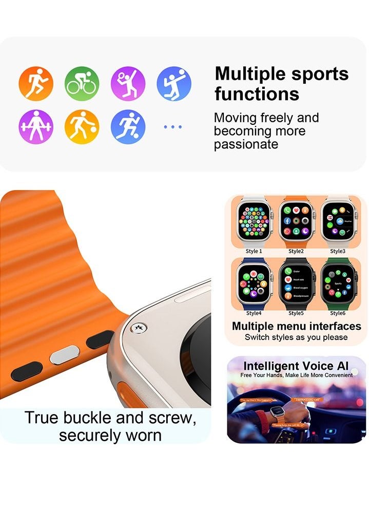 AROAQ - i10 Ultra Max Smart Watch Men Women IP67 Waterproof Wireless Charging Smartwatch Pk HK8 Pro Max DT7 Max Z8 Ultra 9 Max - Image 1