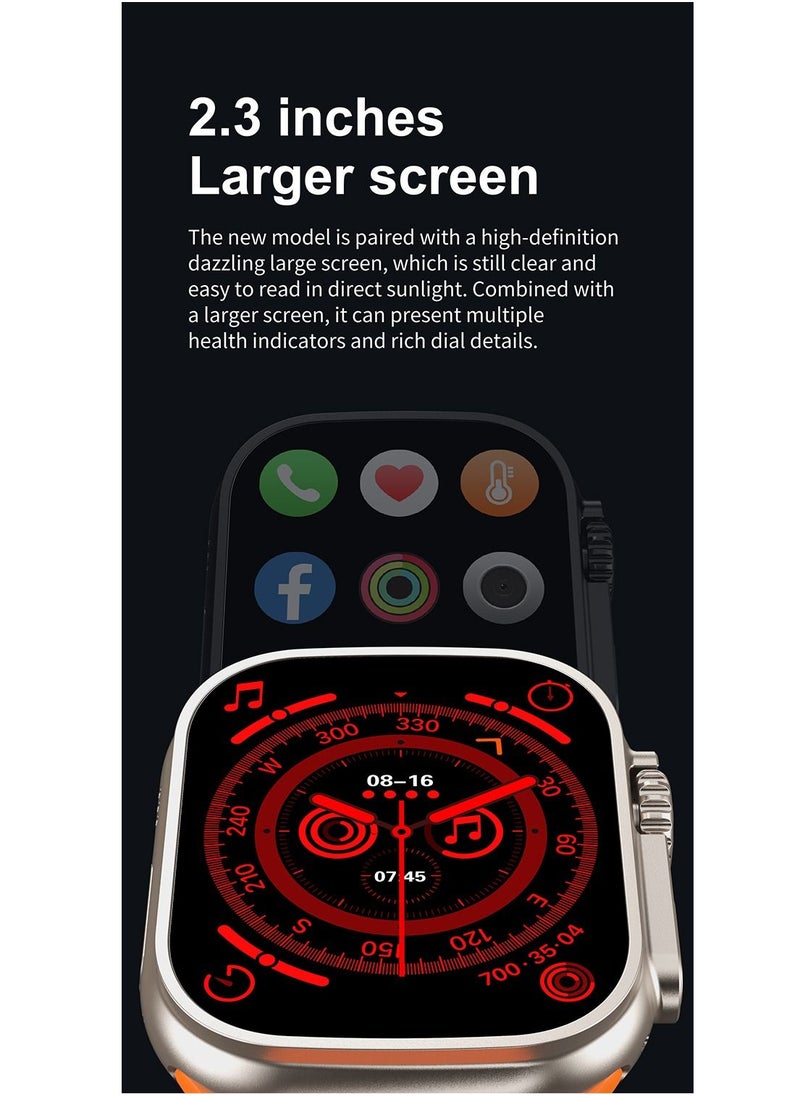 AROAQ - i10 Ultra Max Smart Watch Men Women IP67 Waterproof Wireless Charging Smartwatch Pk HK8 Pro Max DT7 Max Z8 Ultra 9 Max - Image 1